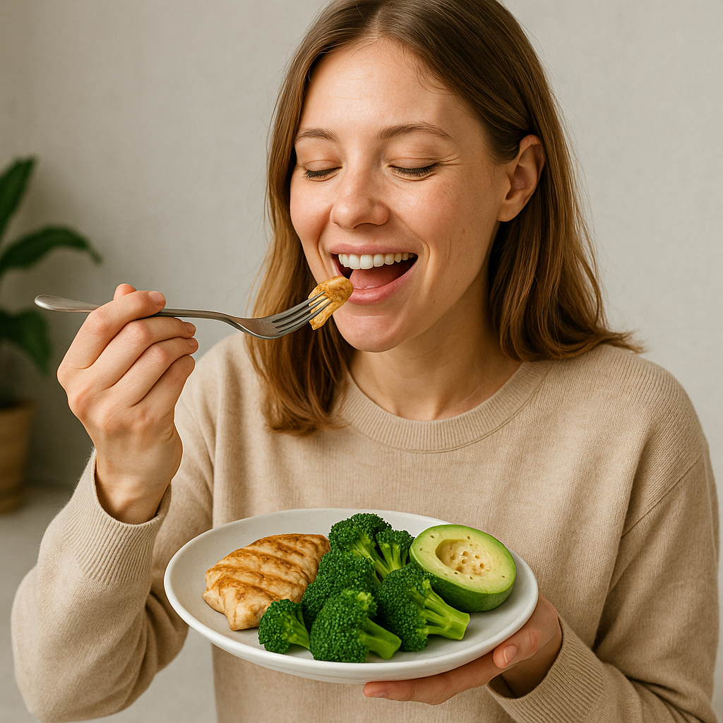 Plate Planner App Interface with diverse meal options